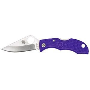 SPYDERCO LADYBUG3 PURPLE FRN PLAIN