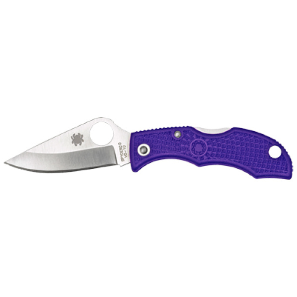SPYDERCO LADYBUG3 PURPLE FRN PLAIN
