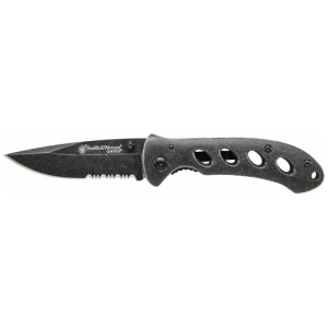 S&W OASIS SMALL LINER LOCK - KNIFE 2.6" STONEWASH BLADE