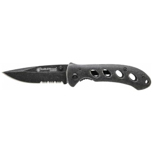 S&W OASIS SMALL LINER LOCK - KNIFE 2.6" STONEWASH BLADE
