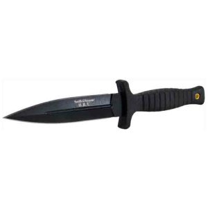 S&W KNIFE HRT BOOT KNIFE - BLACK W/SHEATH