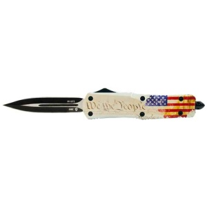 TEMPLAR KNIFE SMALL OTF WE THE - PEOPLE 2.75" BLACK DAGGER