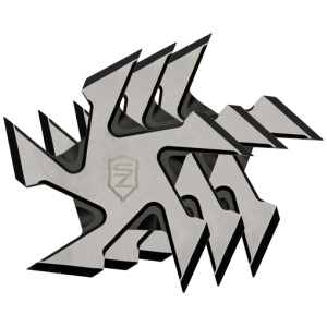 SZCO SIERRA ZULU 4" BUZZSAW - THROWING STAR SET 3PACK W/SHTH