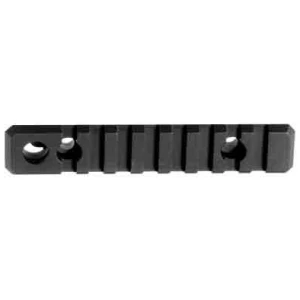 TROY RAIL SECTION 4.2" BLACK - QUICK-ATTACH W/QD SWIVEL HOLE