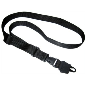 TAC SHIELD SLING SINGLE POINT - CQB TACTICAL HK HOOK BLACK