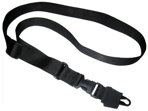 TAC SHIELD SLING SINGLE POINT - CQB TACTICAL HK HOOK BLACK