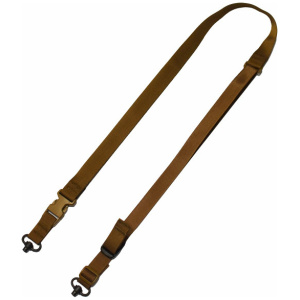 TAC SHIELD SLING TACTICAL - 2-POINT QD W/FAST ADJ COYOTE