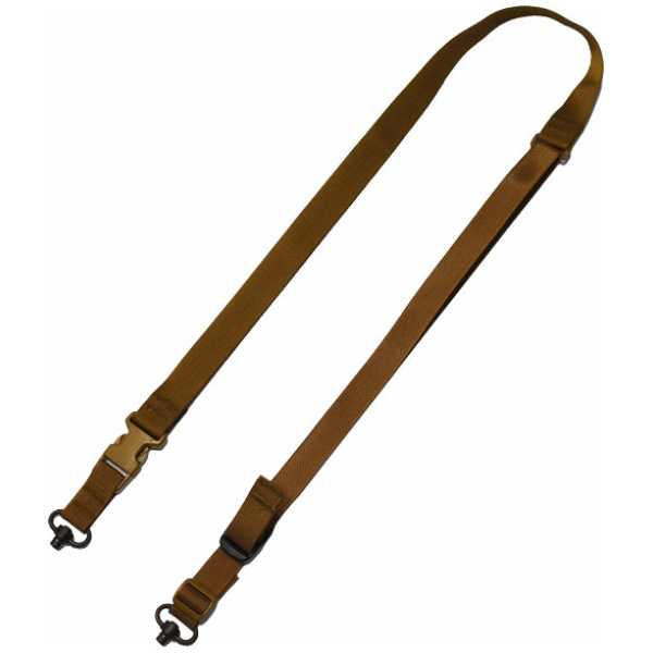 TAC SHIELD SLING TACTICAL - 2-POINT QD W/FAST ADJ COYOTE
