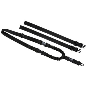 TAC SHIELD SLING SINGLE POINT - SHOCK SLING II TACTICAL BLACK