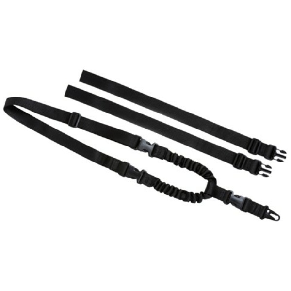 TAC SHIELD SLING SINGLE POINT - SHOCK SLING II TACTICAL BLACK