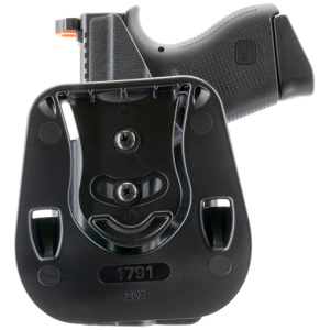 1791 KYDEX OWB PADDLE HOL MULT - -FIT RH FOR GLOCK 43/43X BLACK