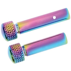 GUNTEC AR15 EXTENDED TAKEDOWN - PIN SET RAINBOW PVD COATED