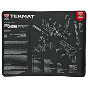TEKMAT ULTRA PSTL MAT SIG P320 BLK