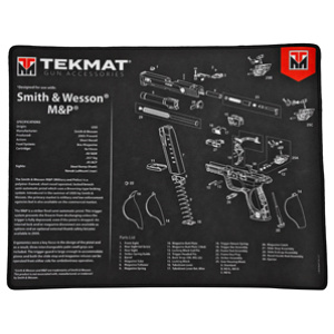 TEKMAT ULTRA PSTL MAT S&W M&P BLK