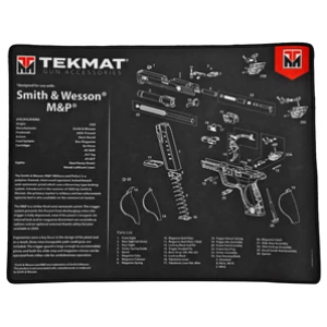 TEKMAT ULTRA PSTL MAT S&W M&P BLK