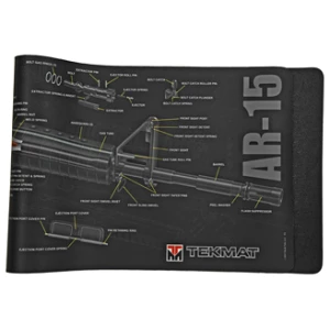 TEKMAT CUTAWAY RIFLE MAT AR15 BLK