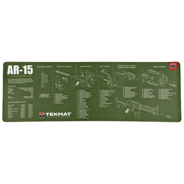 TEKMAT RIFLE MAT AR15 OD GREEN