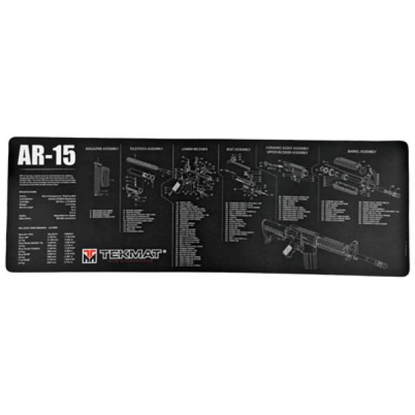 TEKMAT RIFLE MAT AR15 BLK