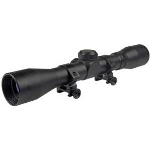 TRUGLO SCOPE BUCKLINE 4X32MM - DUPLEX BLACK W/WEAVER RINGS