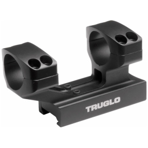 TRUGLO 1-PIECE PICATINNY RISER - SCOPE MOUNT 1"HEIGHT 1" RINGS