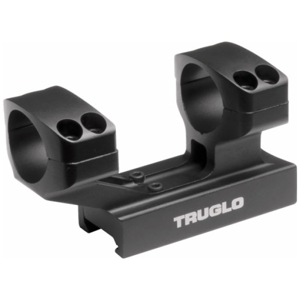 TRUGLO 1-PIECE PICATINNY RISER - SCOPE MOUNT 1"HEIGHT 1" RINGS