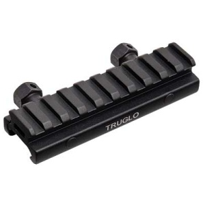 TRUGLO PICATINNY RISER MOUNT BLACK