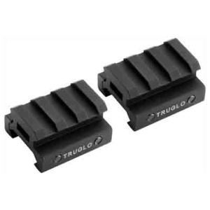TRUGLO 2-PIECE PICATINNY RISER - MOUNT 1/2" RISE