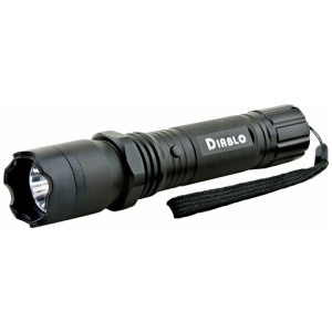 GUARD DOG DIABLO STUN GUN W/ 3 - TAC LIGHT 4.5 MILLION VOLTS BL