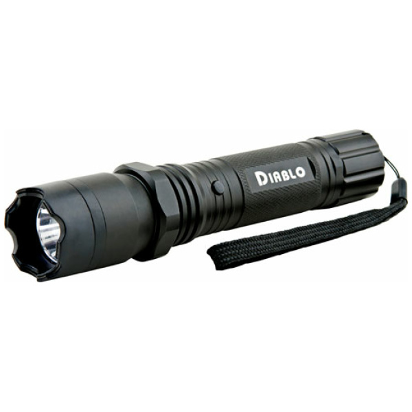 GUARD DOG DIABLO STUN GUN W/ 3 - TAC LIGHT 4.5 MILLION VOLTS BL