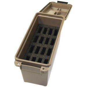 MTM TACTICAL MAGAZINE CAN - DARK EARTH HOLDS 16 1911 MAGS