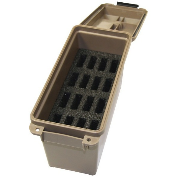 MTM TACTICAL MAGAZINE CAN - DARK EARTH HOLDS 16 1911 MAGS