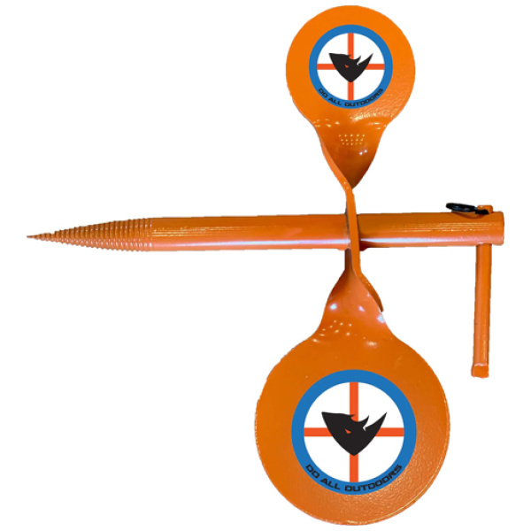 DO-ALL STEEL TARGET HANDGUN - TREE SPINNER 2 STACKED TARGETS