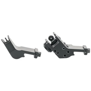 JE FIXED FRONT/REAR SIGHT - 45 DEGREE OFFSET ALUMINUM BLK