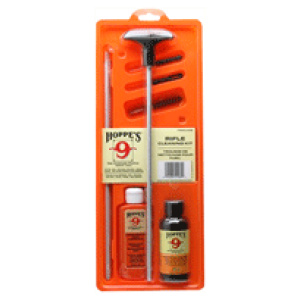 HOPPES CLEANING KIT FOR .30CAL - ALUMINUM W/CLAMSHELL PACKAGE