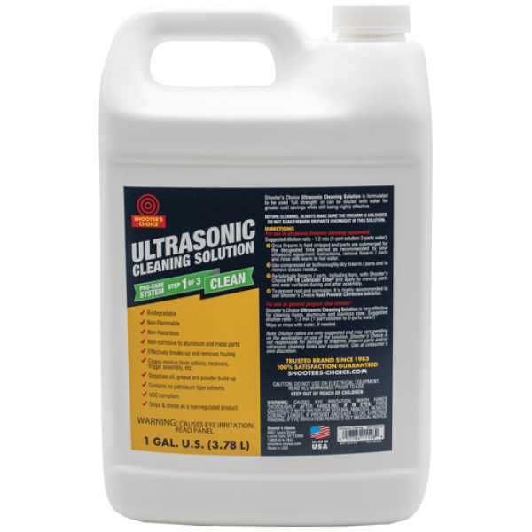 SHOOTERS CHOICE ULTRASONIC - CLEANING SOLUTION 1-GALLON