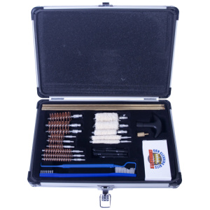 GUNMASTER UNIVERSAL SELECT .22 - CLEANING KIT ALUM CASE 30 PCS