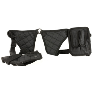 UTG DLX UNIV HORZ SHLDR HLSTR BLK