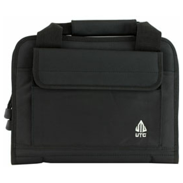 UTG DELUXE DOUBLE PISTOL CASE BLK