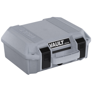 PELICAN VAULT SMALL PISTOL - CASE W/ FOAM GHOST GRAY