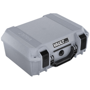 PELICAN VAULT MEDIUM PISTOL - CASE W/ FOAM GHOST GRAY