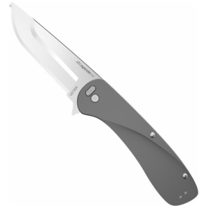 OUTDOOR EDGE RAZOR VX1 3" FLDR - COOL GRAY ALUM SPRING ASSIST