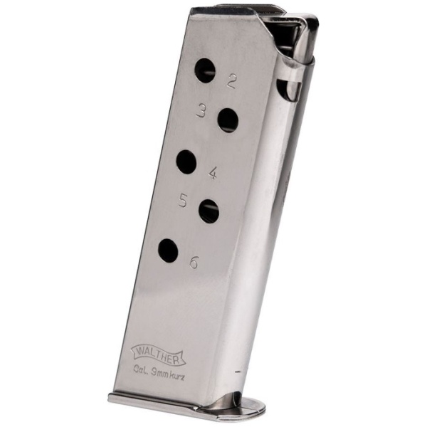 WALTHER ARMS MAG PPK/S 32ACP 8RD NICKEL