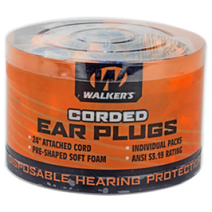 WALKER'S FOAM EAR CRDED PLUGS 50PK