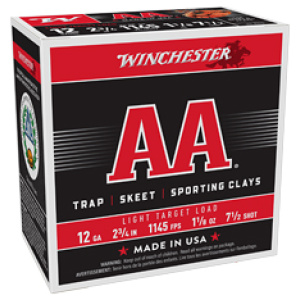 WIN AA TRGT 12GA 2.75" #8 25/250