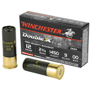 WIN DBL X HV 12GA 2.75" 00BK 9P 5/