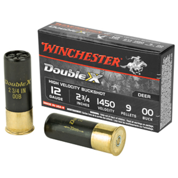 WIN DBL X HV 12GA 2.75" 00BK 9P 5/