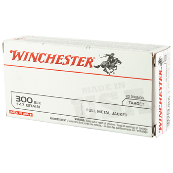 WIN USA 300 BLK 147GR FMJ 20/200
