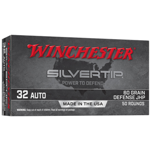 WIN SILVERTIP 32AUTO 60GR JHP 50/500