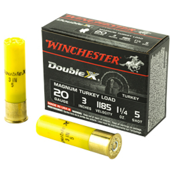 WIN DBL X MAG TRKY 20GA 3" #5 10/100