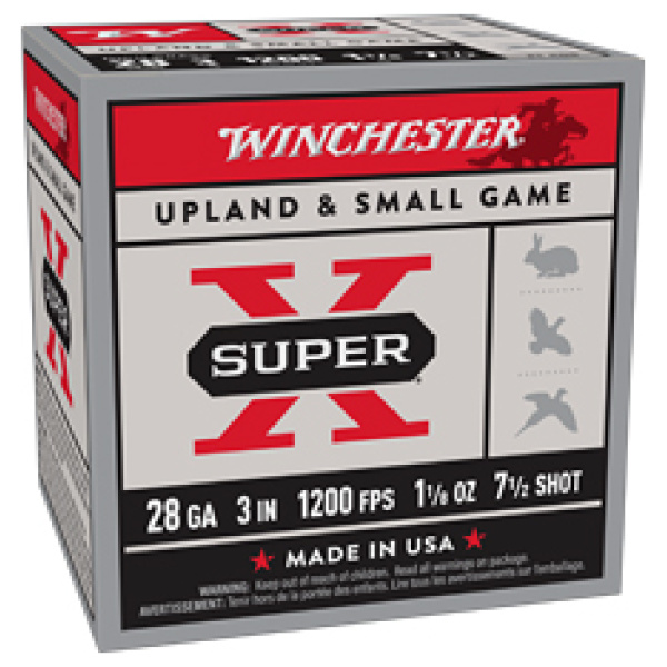 WIN SUPERX 28GA 3" #7.5 25/250